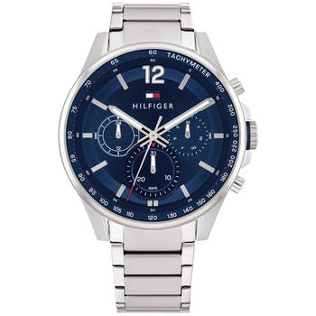tommy hilfiger手表, Tommy Hilfiger | Men's Stainless Steel Bracelet Watch 44mm商品图片 8折×额外8.5折, 额外八五折
