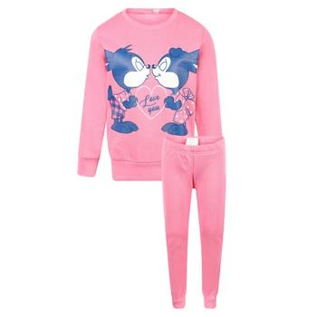 iDO | Love you winter pajama set in pink,商家BAMBINIFASHION,价格¥238