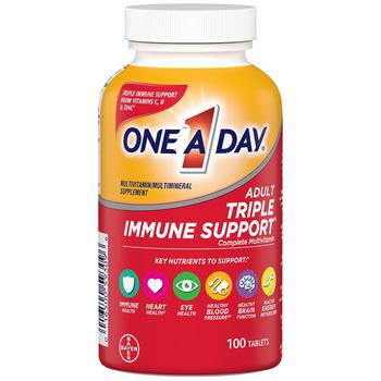 One A Day | Adult Triple Immune Support* Complete Multivitamin商品图片,