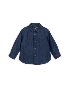 商品Miles The Label | Boys' Long Sleeved Chambray Denim Shirt - Little Kid, Big Kid,商家Bloomingdale's,价格¥339图片