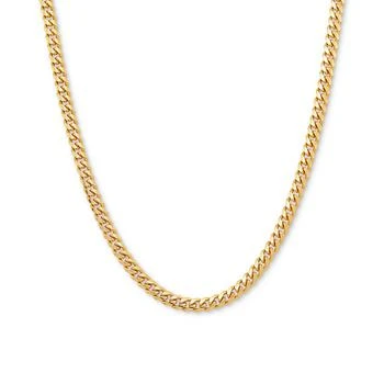 Giani Bernini | Curb Link 18" Chain Necklace in Sterling Silver or 18k Gold-Plated Over Sterling Silver,商家Macy's,价格¥775