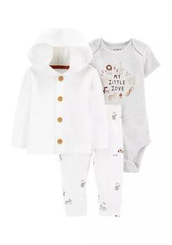 Carter's | Baby 3-Piece Little Love Cardigan Set商品图片,