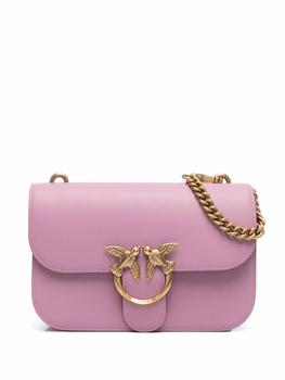 PINKO | Pinko Womens Pink Leather Shoulder Bag商品图片,满$175享8.9折, 满折