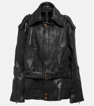 商品PETAR PETROV | Leather jacket,商家MyTheresa,价格¥18924图片