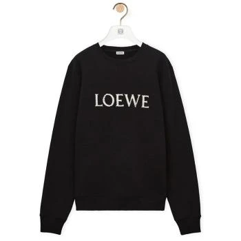 推荐【预售3-7天】LOEWE罗意威 23年新款 男士黑色棉质刺绣卫衣H526Y24J26-1100商品