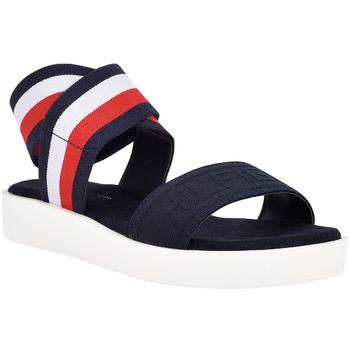 推荐Tommy Hilfiger Womens Springi Slide On Open Toe Flat Sandals商品