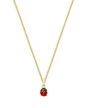 Tiny Blessings | Girls' 14K Gold Lil' Ladybug 13-14" Necklace - Little Kid, Big Kid,商家Bloomingdale's,价格¥1515