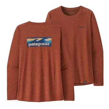 Patagonia | Patagonia Women's Capilene Cool Daily Graphic LS Shirt - Water 6.9折