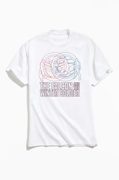 冬装Urban Outfitters, Urban Outfitters | Marvel Falcon And The Winter Soldier Tee商品图片 额外9.5折, 额外九五折