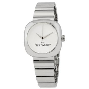 Marc Jacobs | Marc Jacobs Cushion Quartz White Dial Ladies Watch MJ0120184714商品图片,1.9折