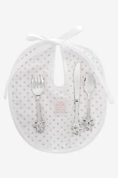 English Trousseau | Baby Silver Plated Cutlery Set With Bib,商家Childsplay Clothing,价格¥380