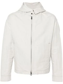 Emporio Armani | EMPORIO ARMANI - Cotton Hooded Blouson Jacket,商家Tessabit HK,价格¥2863