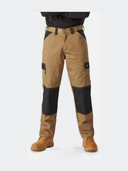 推荐Mens Plain Work Trousers (Khaki/Black)商品