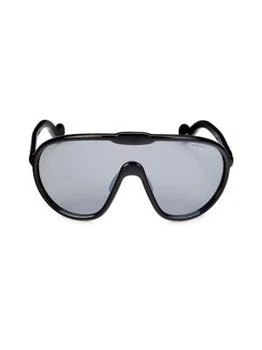 Moncler | 63MM Shield Sunglasses,商家Saks OFF 5TH,价格¥1118