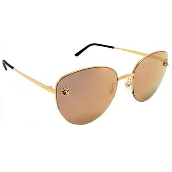 推荐Pink Cat Eye Ladies Sunglasses CT0301S 003 59商品