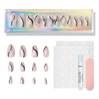 商品MODELONES | Dance With Me - 24 Fake Nails 12 Sizes Short Almond Press on Nails Kit,商家MODELONES,价格¥108图片