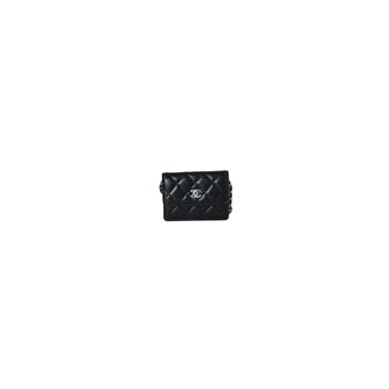 Chanel | Chanel Crossbody Card Holder With Flap Gold Hardware Black商品图片,