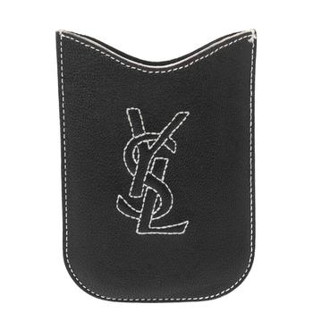 推荐Yves Saint Laurent Black Leather Phone Cover商品