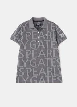 推荐Pearly Gates Multicolor Logo Jacquard Short Sleeve Polo Shirt商品
