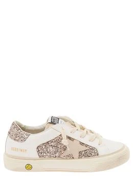 Golden Goose | May Leather And Glitter Upper Suede Star Glitter Heel Include Stesso Codice Gyf 8.2折, 独家减免邮费