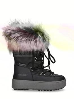 Moon Boot | Nylon Ankle Snow Boots W/ Faux Fur 