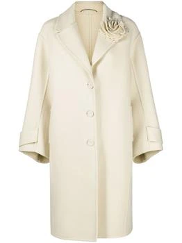 推荐Ermanno Scervino Single-Breasted Coat商品