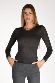 Majestic Home Pet, MAJESTIC FILATURES | Majestic Filatures Paris Maglia Spruzzata Nero Donna商品图片 满$250减$20, 满减