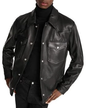 The Kooples | Patch Pocket Leather Jacket,商家折扣挖宝区,价格¥2550