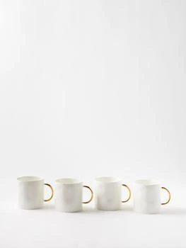 Feldspar | Set of four fine china tea mugs,商家MATCHES,价格¥2121