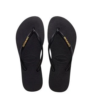 Havaianas | Slim Logo Metallic Flip Flops 