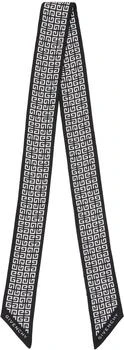 Givenchy | Black & White 4G Bandeau Scarf 独家减免邮费