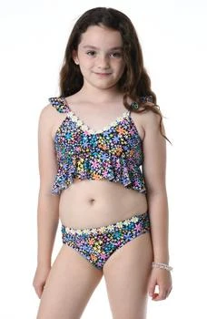 Hobie | Kids' Dainty Ruffle Triangle Two-Piece Swimsuit,商家Nordstrom Rack,价格¥113