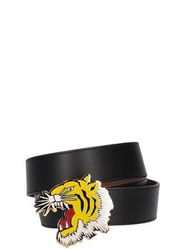 推荐4cm Tiger Reversible Leather Belt商品