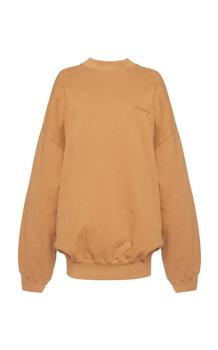 推荐Balenciaga - Women's Oversized Organic Cotton Crewneck Sweatshirt - Neutral - Moda Operandi商品