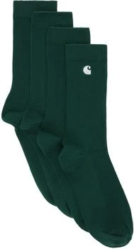 Carhartt WIP | Two-Pack Green Madison Socks 
