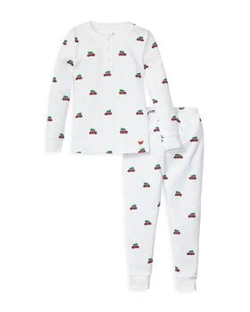 Petite Plume | Unisex Holiday Journey Tight Fit Pajamas - Little Kid, Big Kid,商家Bloomingdale's,价格¥354