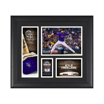 Fanatics Authentic | Kyle Freeland Colorado Rockies Framed 15" x 17" Player Collage with a Piece of Game-Used Ball,商家Macy's,价格¥599