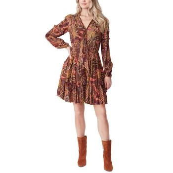 Jessica Simpson | Women's Reina Floral-Print Ruffled Tiered Dress 5折