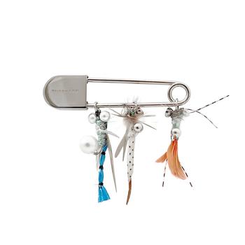 商品Feather Charm Palladium-plated Kilt Pin In Palladio,商家Jomashop,价格¥2395图片