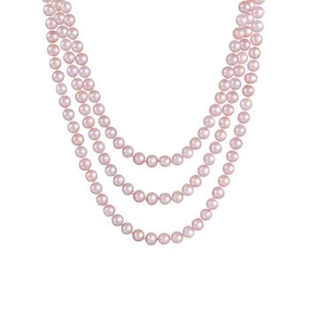 推荐Endless Pink 80" Freshwater Pearl Necklace商品