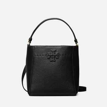 tory burch水桶包, Tory Burch | Tory Burch Women's Mcgraw Small Bucket Bag - Black商品图片 