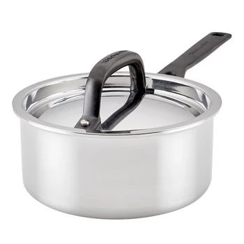 KitchenAid | 5 Ply Stainless Steel 1.5 Qt Saucepan and Lid,商家Bloomingdale's,价格¥674