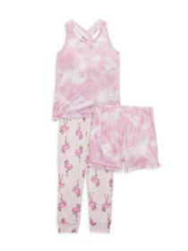 product Girl's 3-Piece Pajama Set image