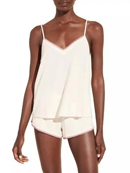 Eberjey | Frida Whip Stitch Cami & Shorts Pajama Set 