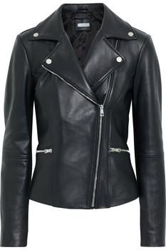 product Genevieve leather biker jacket image