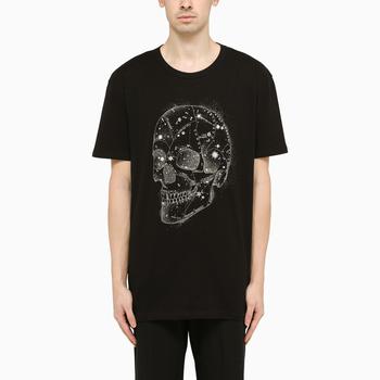 推荐Oversize black Skull T-shirt商品