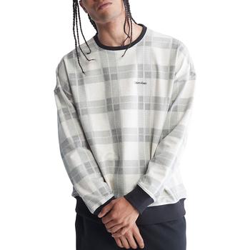 商品Calvin Klein | Men's Modern Holiday Lounge Plaid Sweatshirt,商家Macy's,价格¥462图片