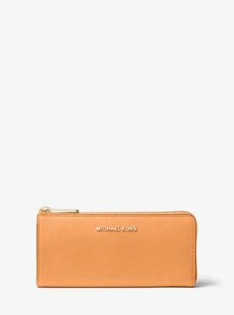 Michael Kors | Jet Set Travel Large Saffiano Leather Quarter-Zip Wallet,商家Michael Kors,价格¥393