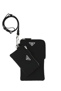 美国prada包, Prada | Black nylon phone case  Nd Prada Uomo商品图片 