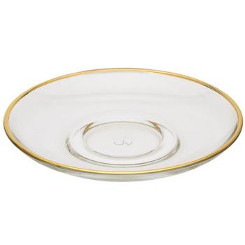 商品Classic Touch Decor | Set of 6 Glass plates with Gold Rim,商家Premium Outlets,价格¥359图片